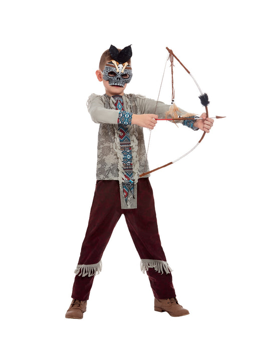 Boys Dark Spirit Warrior Costume 1