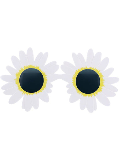 Daisy Hippie Specs, White