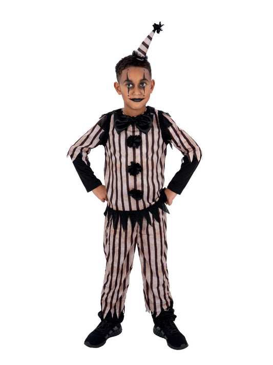 Dark Vintage Clown Costume, Boys 1