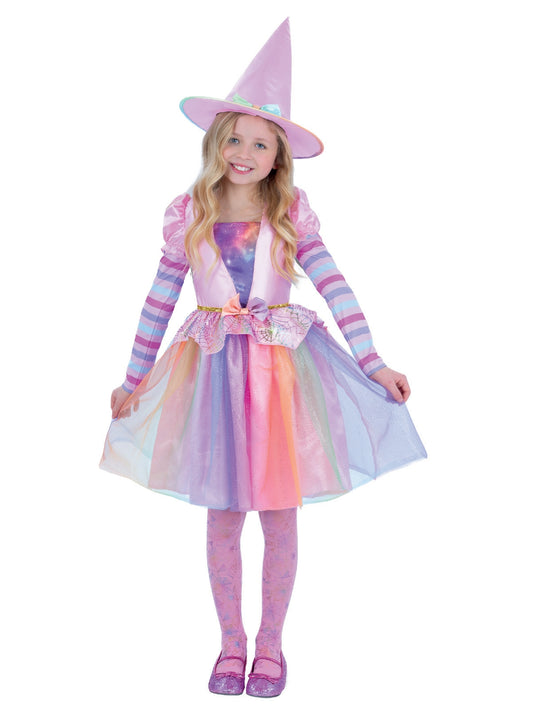 Pastel Rainbow Witch Costume 1