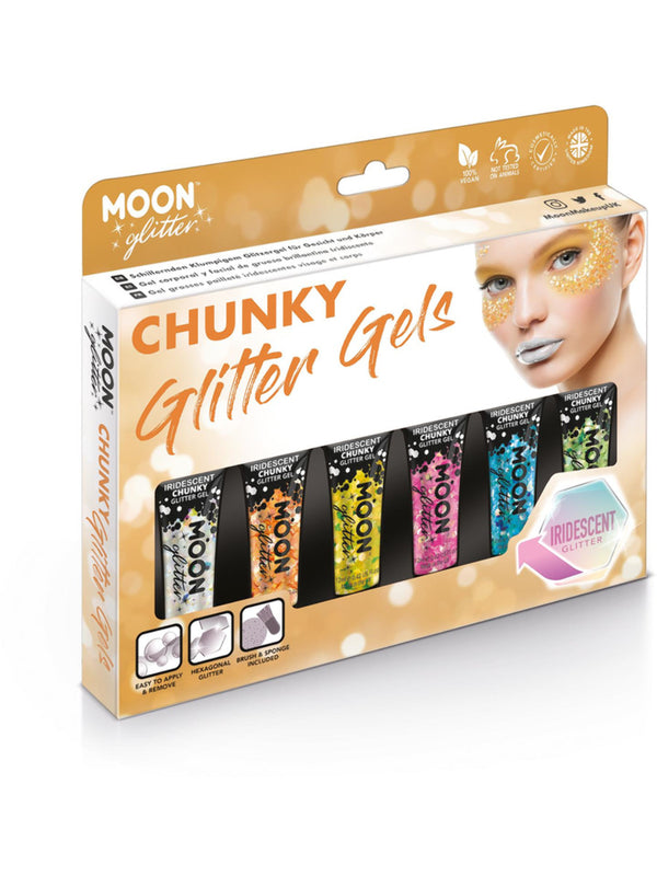 Moon Glitter Iridescent Chunky Glitter Gel Boxset