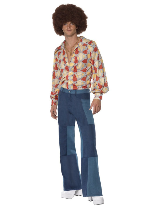 Mens 60s 1960s Groovy Hippy Fancy Dress Costume Men's Hippie Outfit by  Smffys