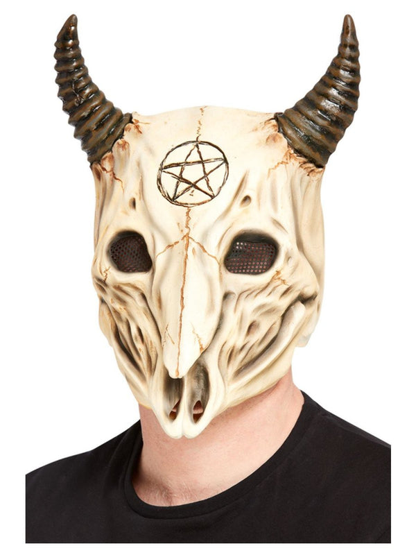 Satanic Ram Skull Overhead Mask