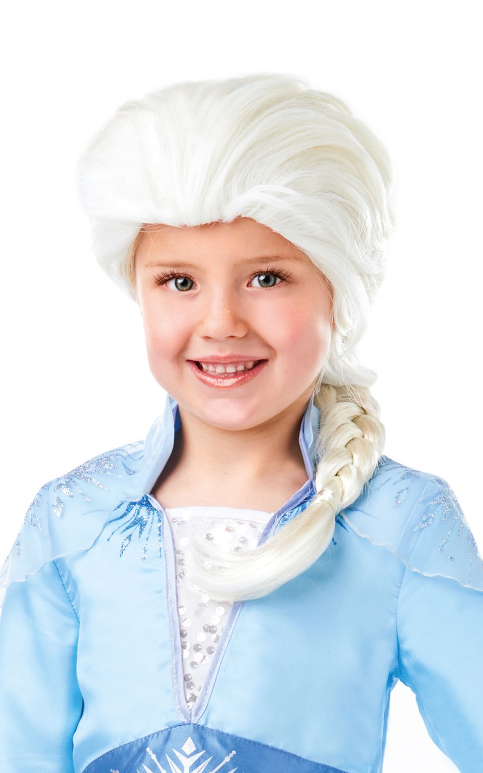 Disney Frozen 2 Girls Elsa Wig Smiffys