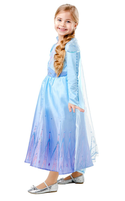 Deluxe Disney Frozen 2 Girls Elsa Costume