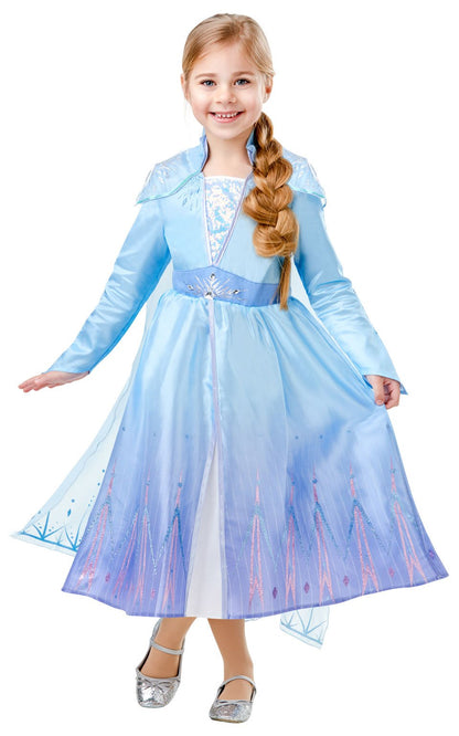 Deluxe Disney Frozen 2 Girls Elsa Costume