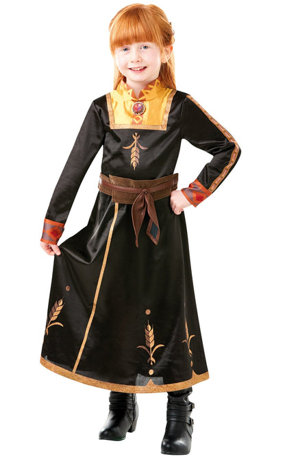 Deluxe Disney Frozen 2 Girls Anna Costume