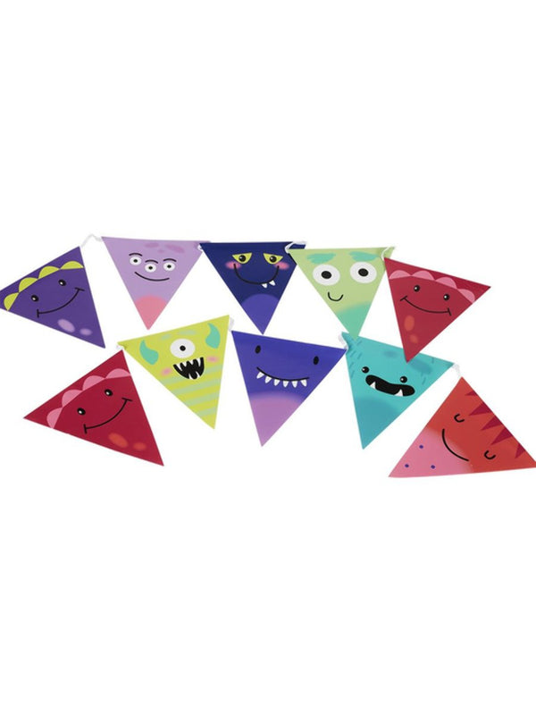 Halloween Tableware, Monster Bunting x1