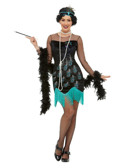 20s Peacock Flapper Costume