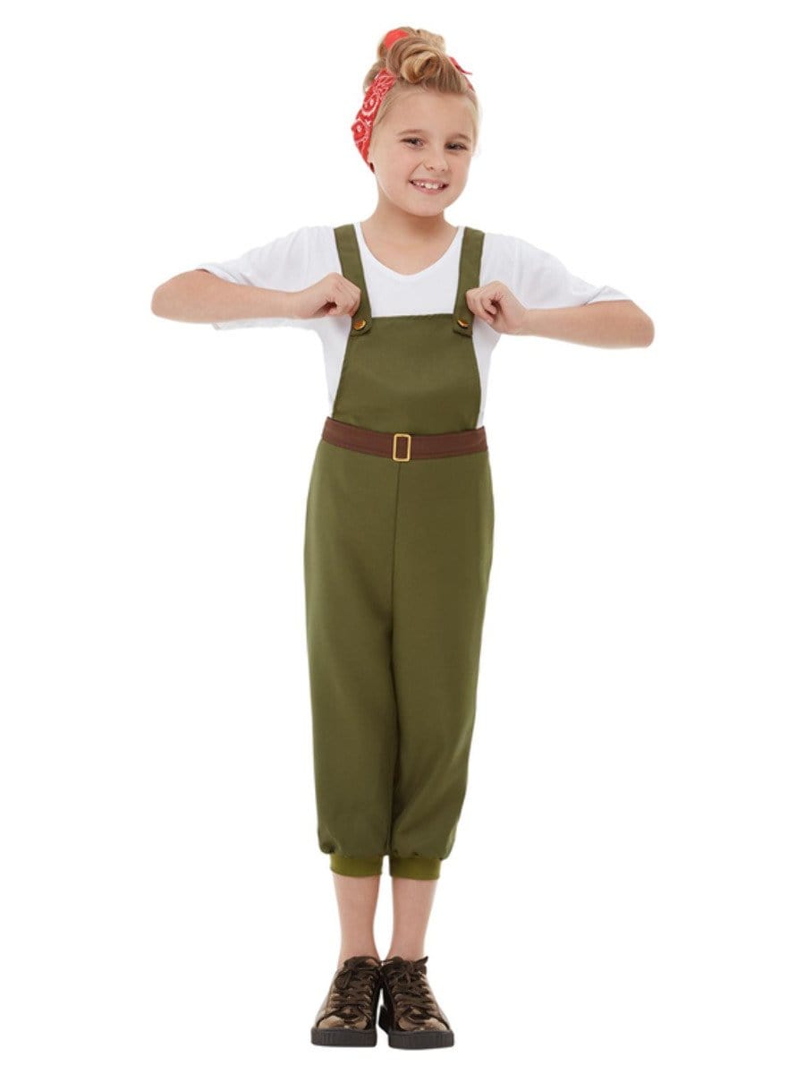 WW2 Little Land Girl Costume Smiffys