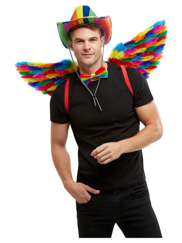 Rainbow Feather Wings