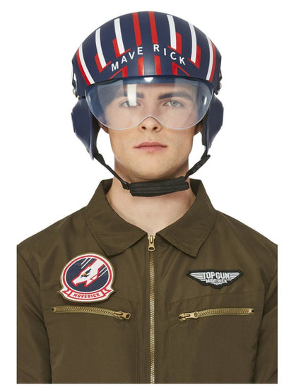 Top Gun Maverick Helmet, Blue and Red