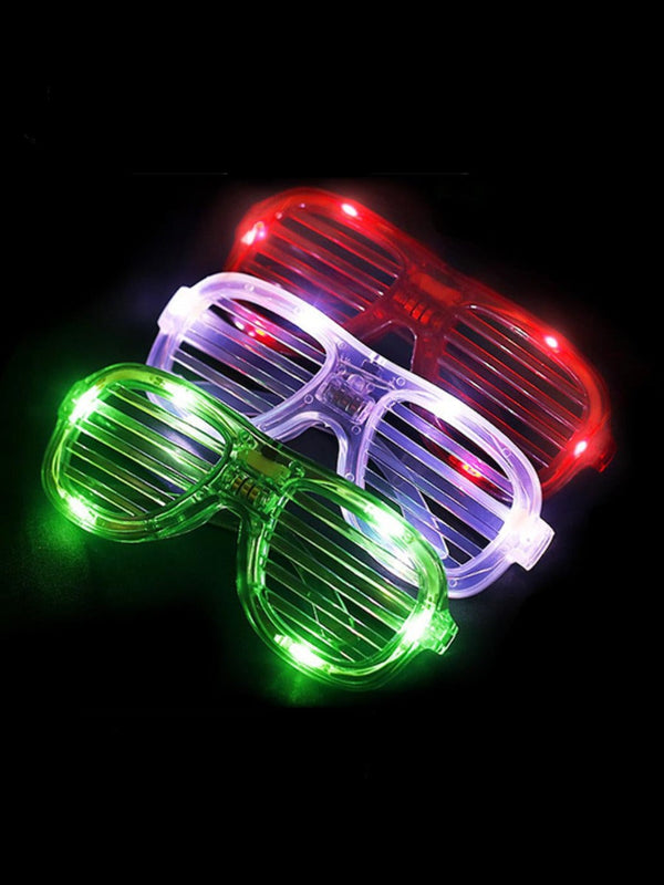 LED Light Up Shutter Glasses, Assorted