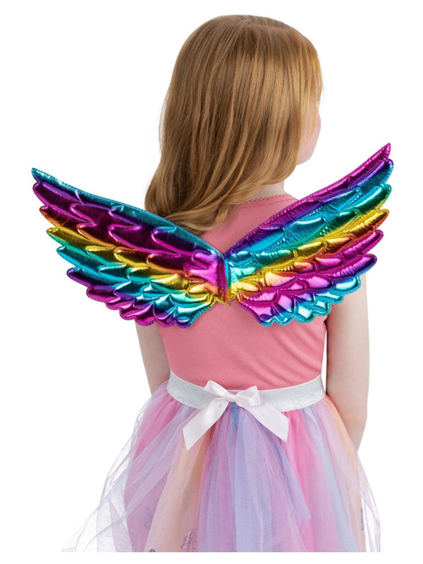 Rainbow Metallic Unicorn Wings