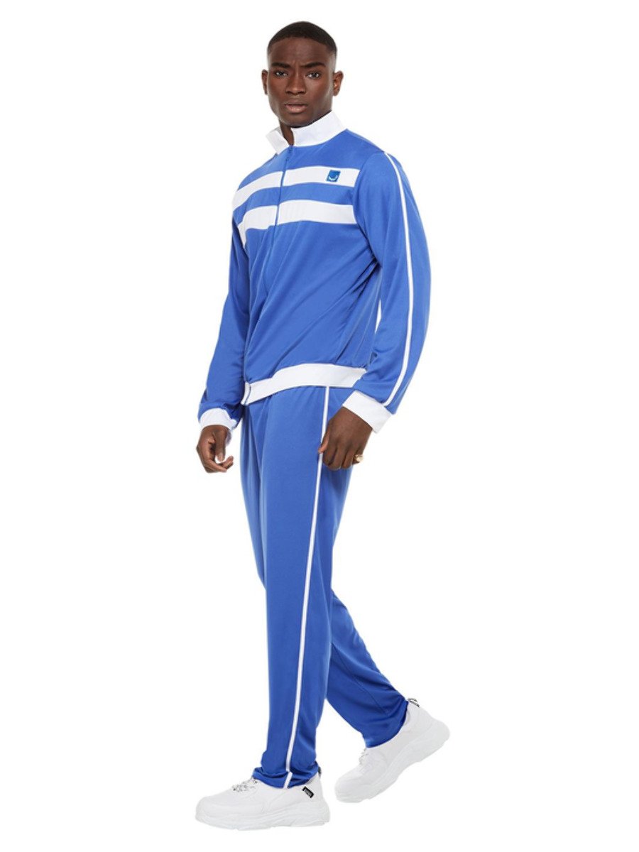 Royal blue shop adidas tracksuit