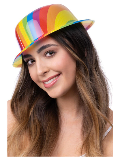 Pride Rainbow Bowler Hat