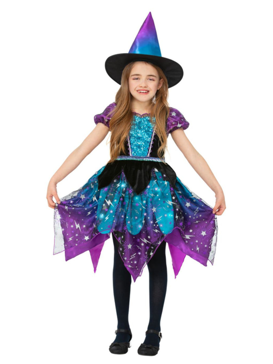 Deluxe Moon & Stars Kids Witch Costume | Smiffys.com