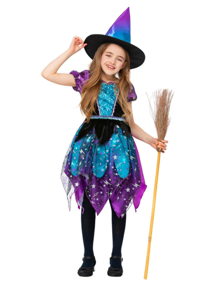 Deluxe Moon & Stars Light Up Witch Costume