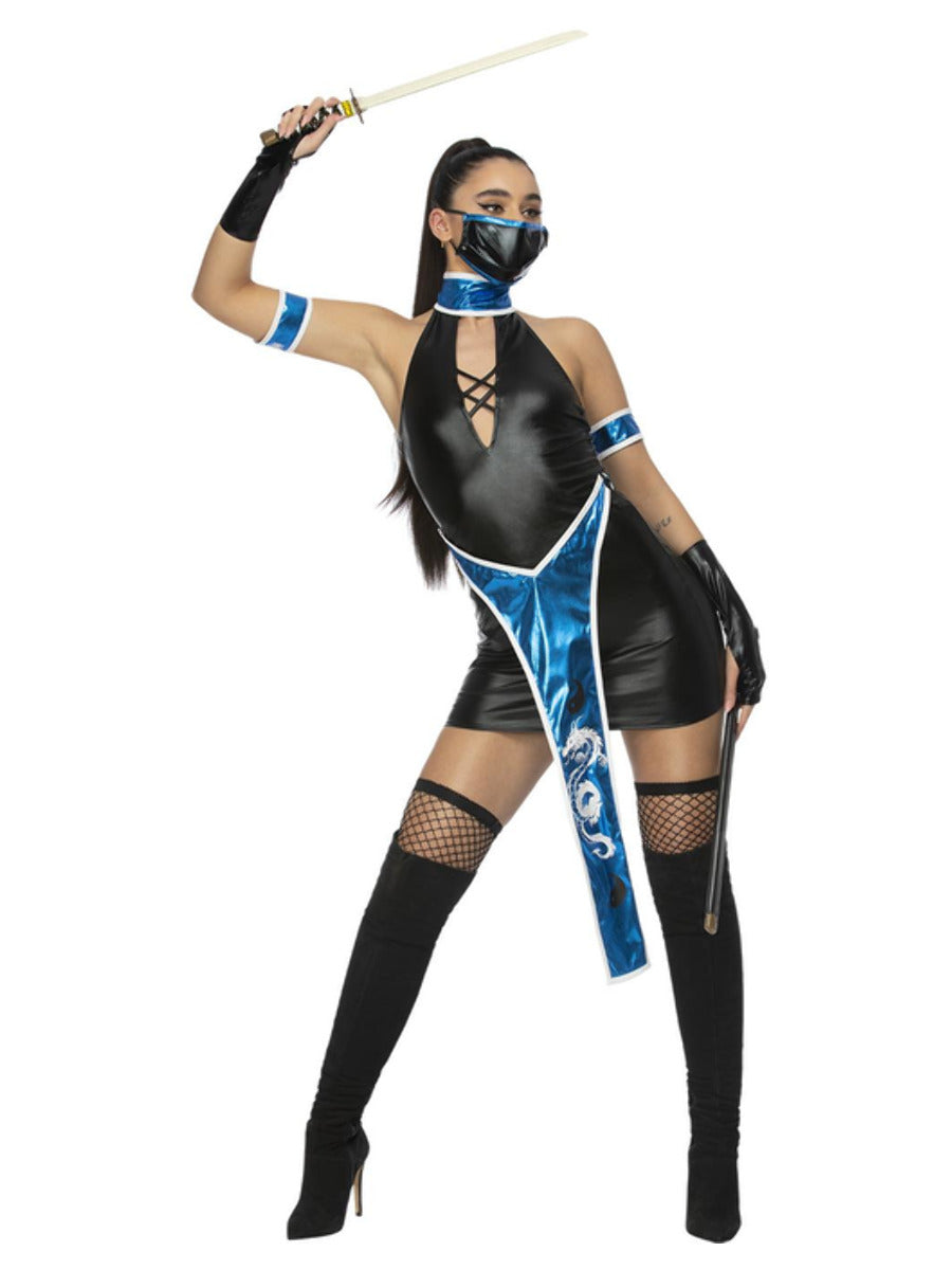 Fever Blue Ninja Costume | Smiffys.com
