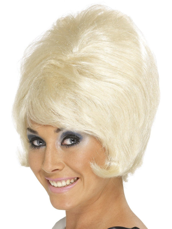 60s Beehive Wig, Blonde