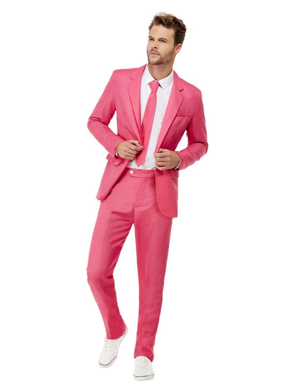 Solid Colour Suit, Hot Pink