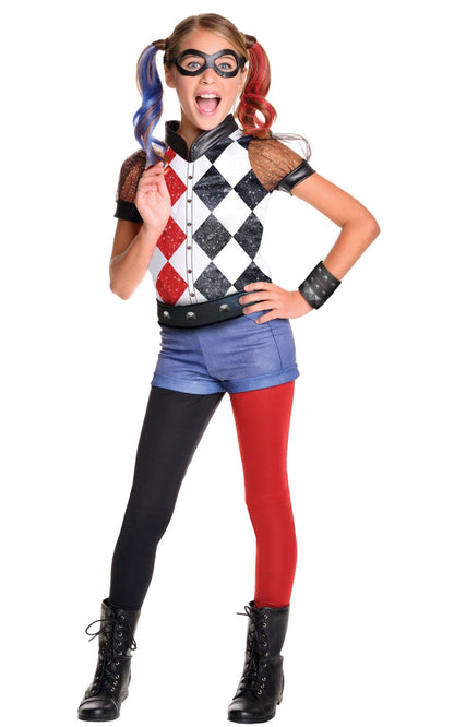 Deluxe Girls Harley Quinn Costume