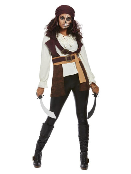 Dark Spirit Pirate Costume, Brown