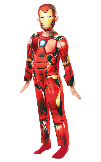 Boys Deluxe Iron Man Costume