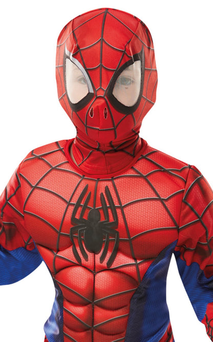 Boys Deluxe Spiderman Costume