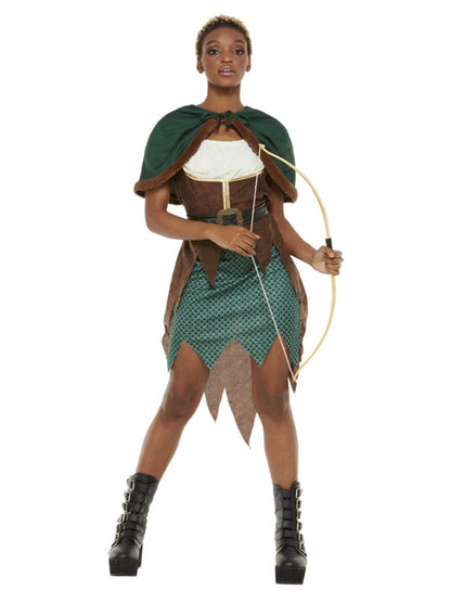 Deluxe Forest Archer Costume, Green