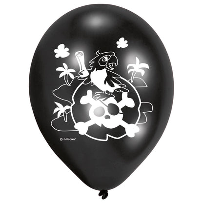 Pirate Assorted Latex Balloons - 9"