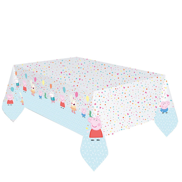 Peppa Pig Plastic Tablecover - 1.8m x 1.2m