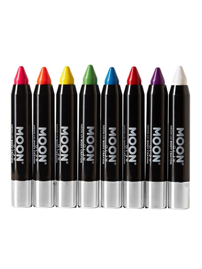 Moon Glow Intense Neon UV Body Crayons