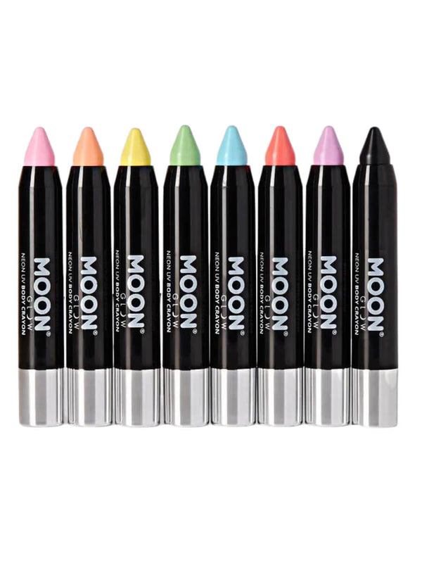 Moon Glow Pastel Neon UV Body Crayons