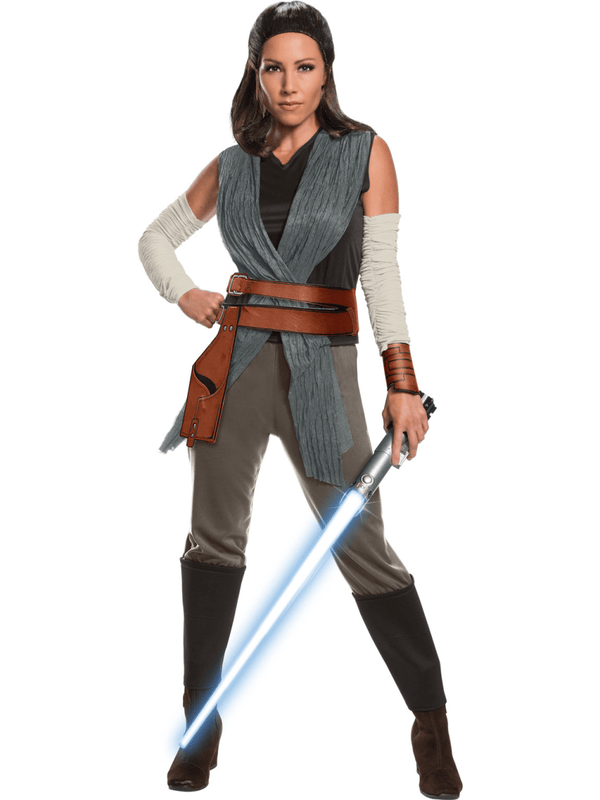 Womens Star Wars The Last Jedi Deluxe Rey Costume