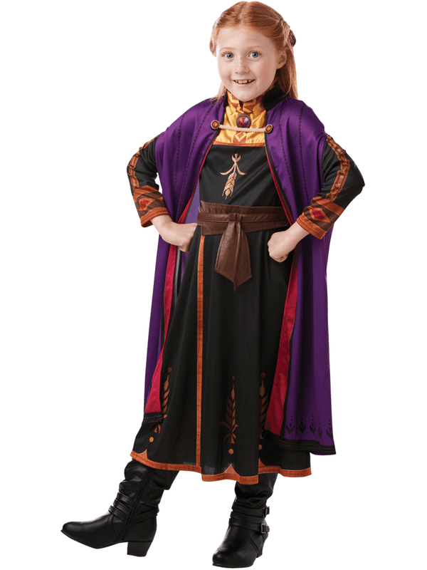 Girls Frozen 2 Anna Travel Costume