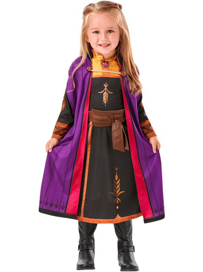 Girls Frozen 2 Anna Travel Costume