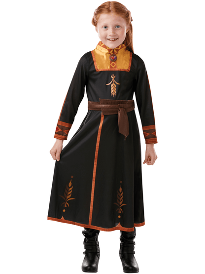 Girls Frozen 2 Anna Travel Costume