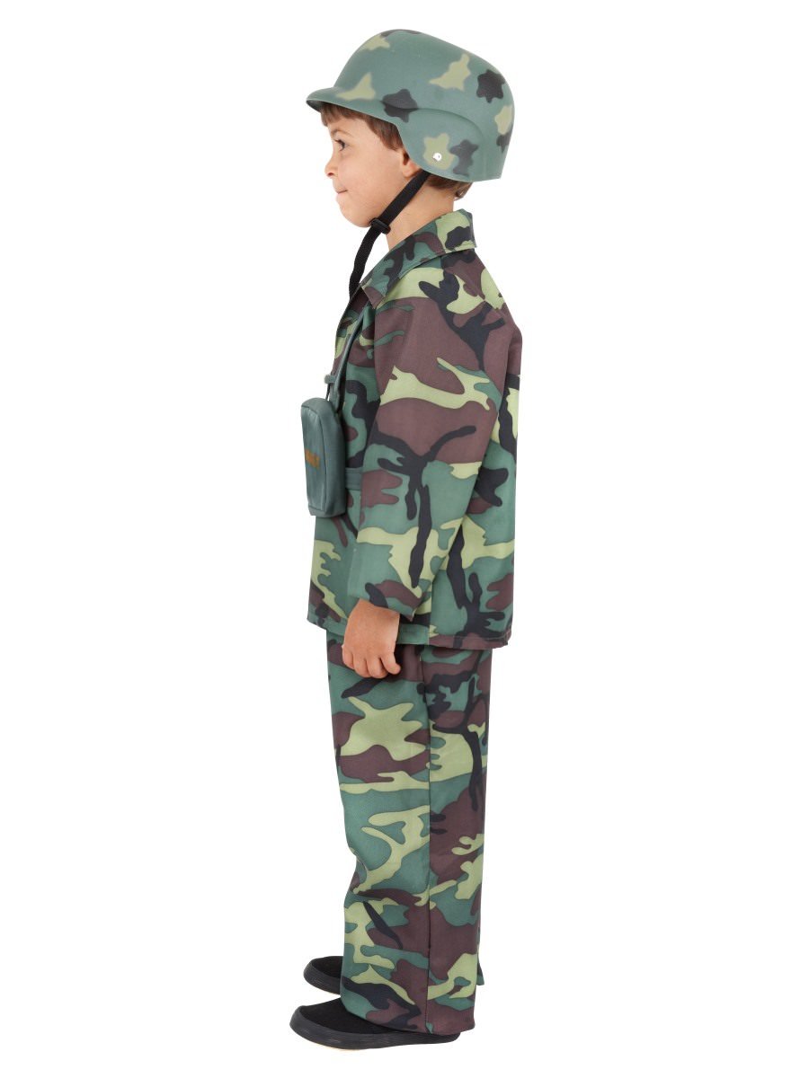 Kid's Army Uniform Dress Costume With Hat – Raja Sahib Kids