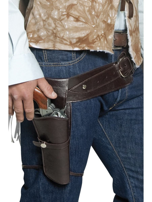 Authentic Western Wandering Gunman Belt & Holster