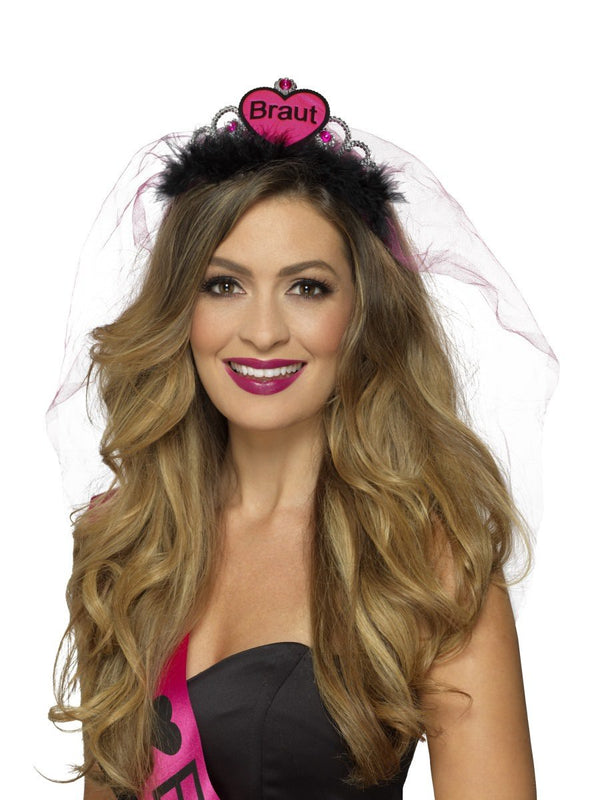 Braut Tiara, Pink