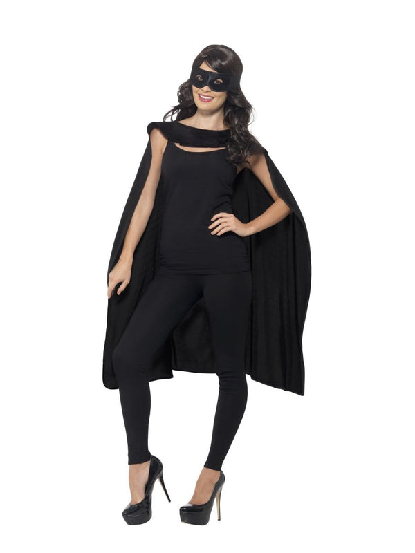 Cape, Black, with Eyemask