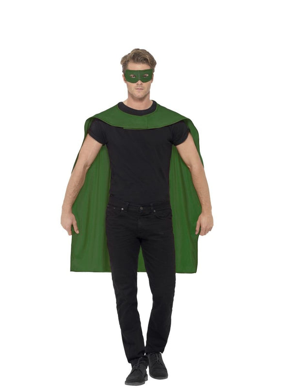 Cape, Green, with Eyemask