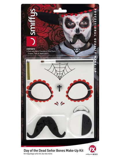 Day of the Dead Senor Bones Make-Up Kit Alternative View 6.jpg