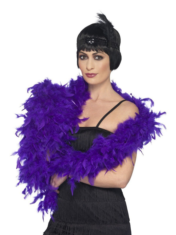 Deluxe Feather Boa, Purple