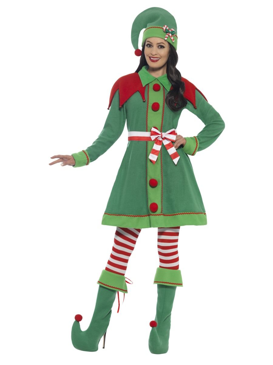 Ladies christmas elf on sale costume