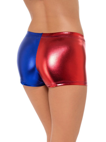 Fever Miss Jester Whiplash Shorts, Red & Blue Alternative View 1.jpg