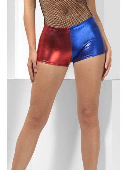 Fever Miss Jester Whiplash Shorts, Red & Blue Alternative View 2.jpg