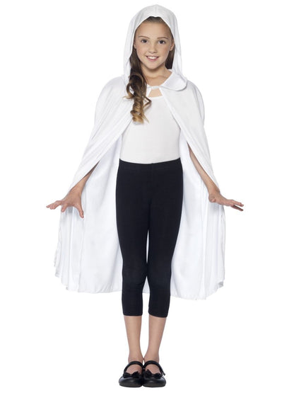 Hooded Cape, White Alternative View 1.jpg