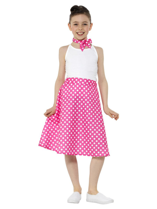 Kids 50s Polka Dot Skirt